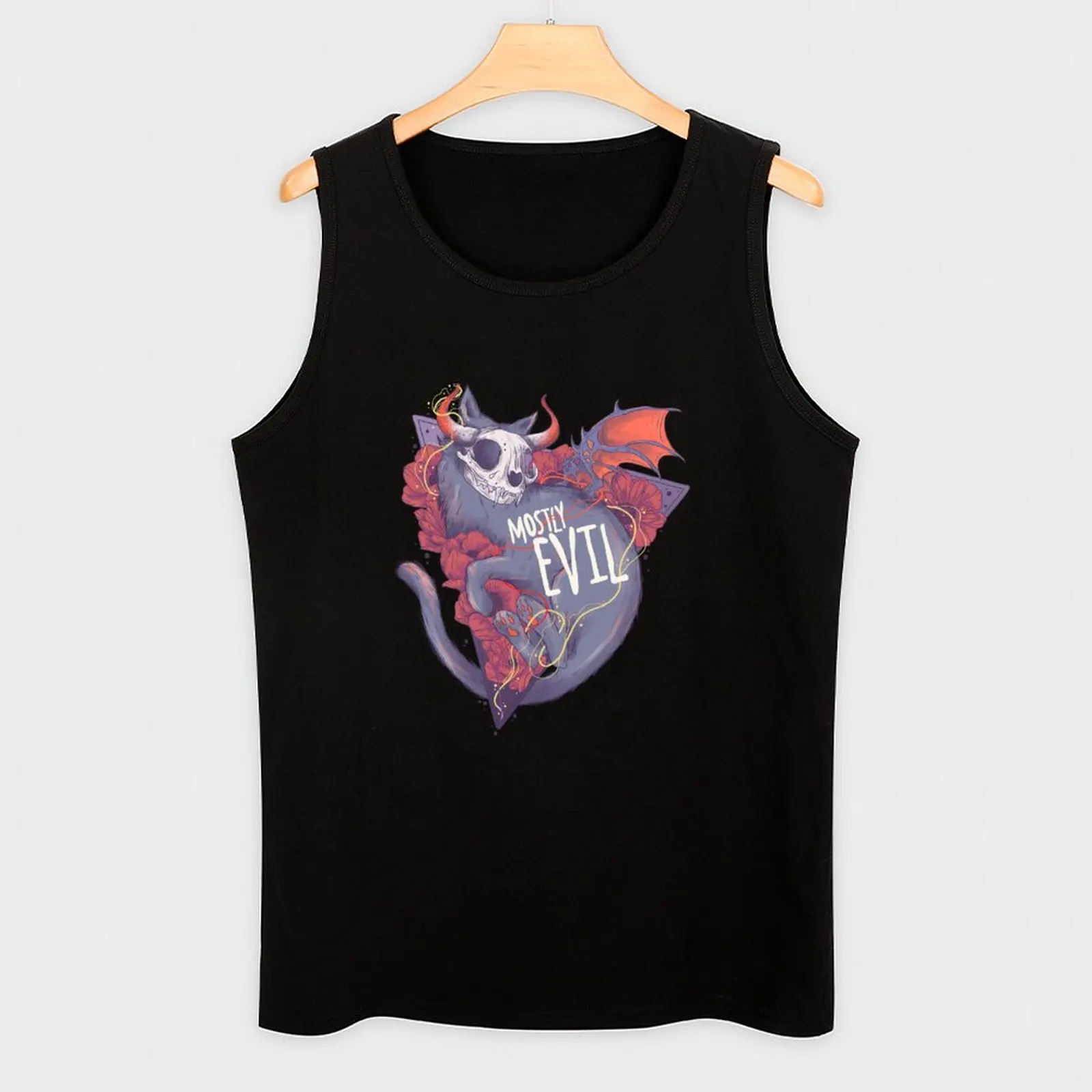 Майка мужская без рукавов и с принтом кота