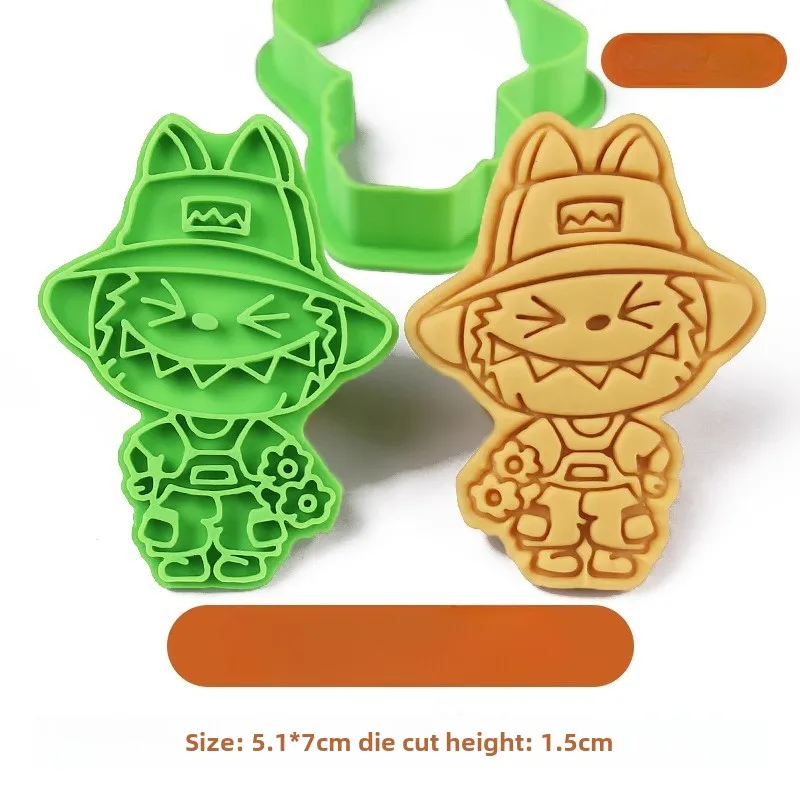 LABUBU резак для печенья аниме 3D прессованная форма кондитерские изделия штамп