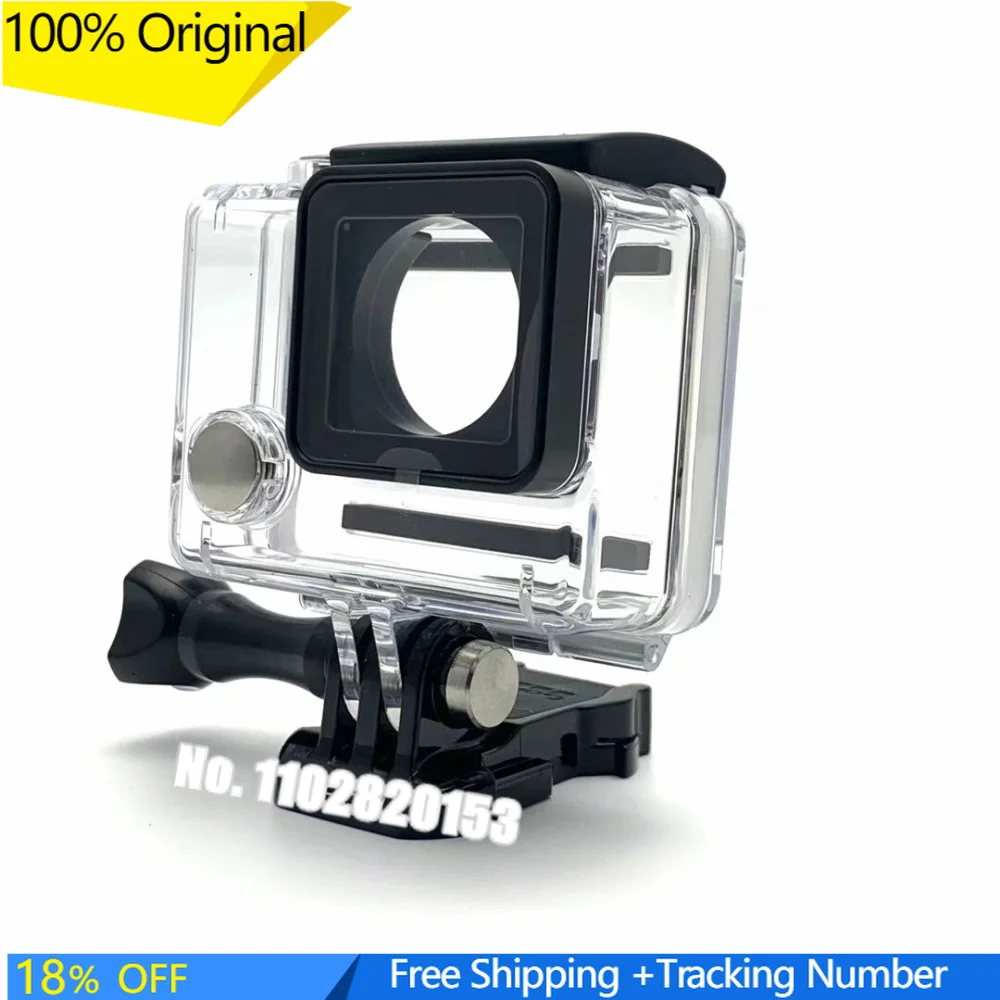 

Genuine Underwater Waterproof Shell Diving Housing Box Protective Case For GoPro Hero 4 hero3 hero3+ Camera Accessories