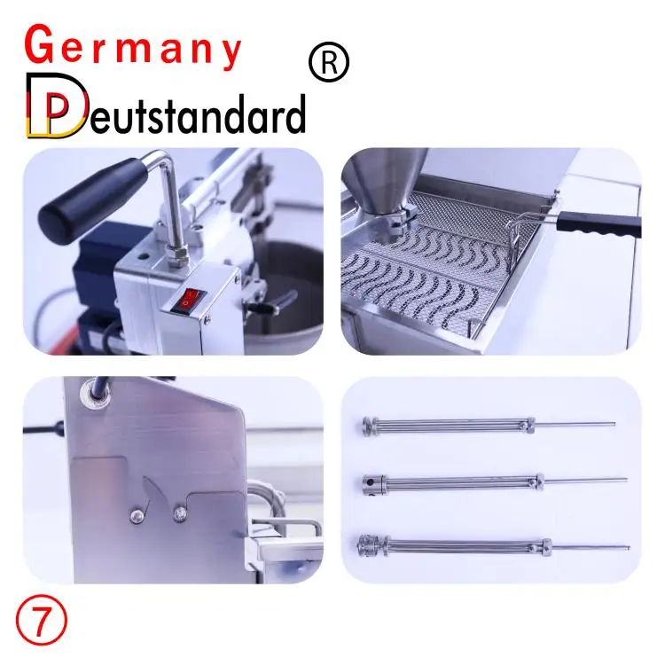 Автоматическая мини-машина для изготовления шариков пончиков Loukoumades машина Mochi