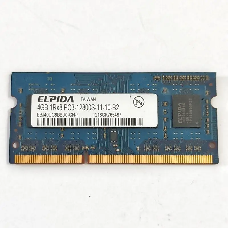 ELPIDA RAMs DDR3 4 Гб 1600 МГц память для ноутбука ddr3 4 Гб 1Rx8 PC3-12800S 1,5 в SODIMM 204PIN
