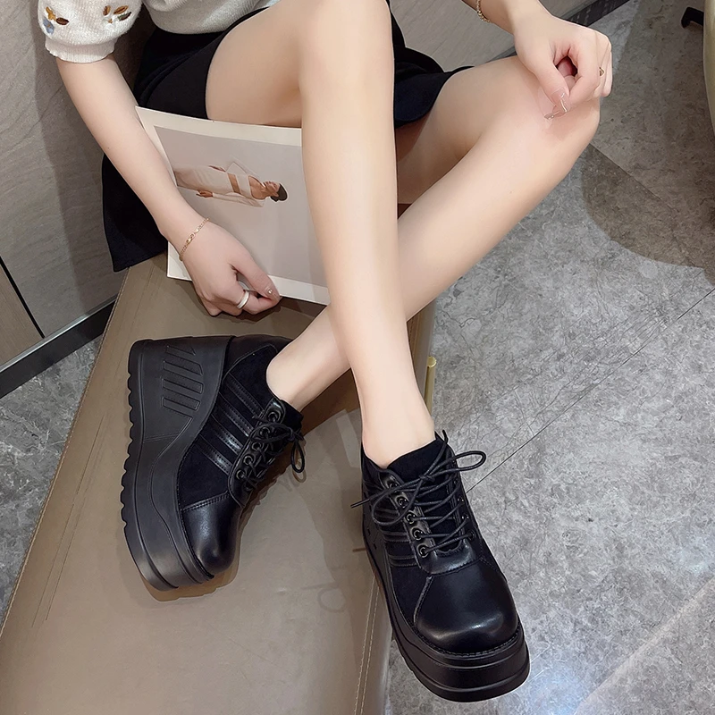 

Women's Gothic Platform Fashion Cosplay Wedge Heels Women's High Heels 2022 Street Sneakers Women