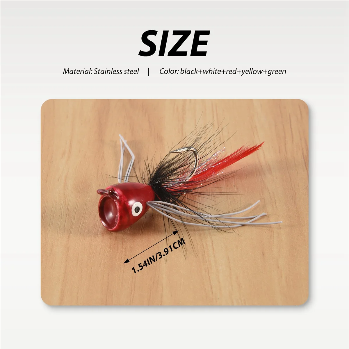 10 шт. рыболовные попперы для ловли нахлыстом