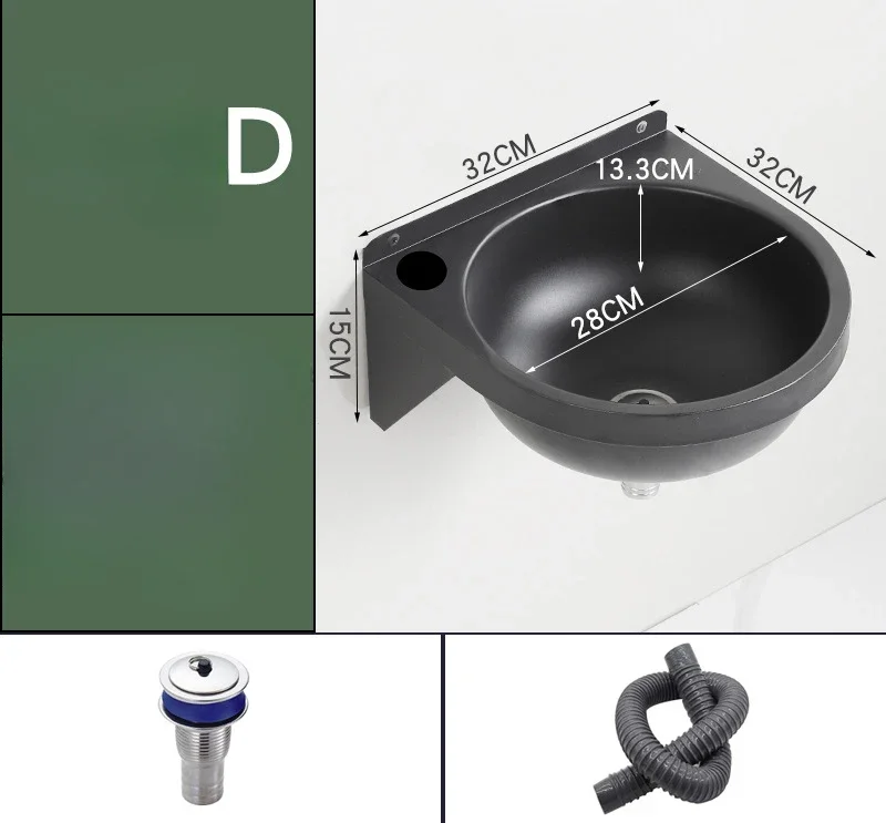 

Настенная раковина из нержавеющей стали