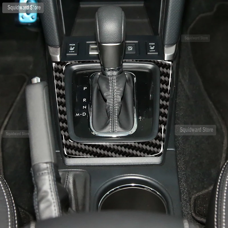 

Carbon Fiber Interior Console Gearbox Car Panel Film Decoration Central Control CD Panel For Subaru Forester 2013-2019 Accessori