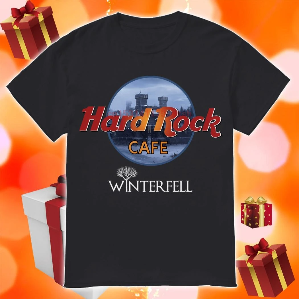 

man t shirt Hard Rock man shirt Cafe Winterfell shirt woman tee