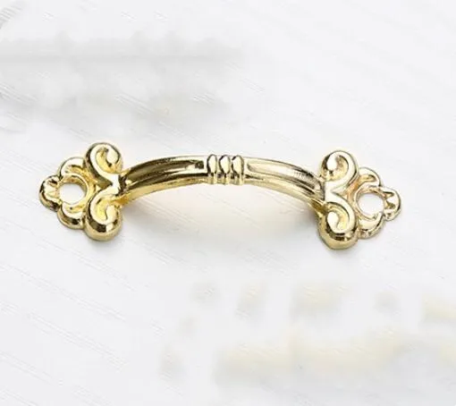 

2 шт. антикварная ручка, шкатулка для ювелирных изделий, ручка для ящика, деревянная ручка для коробки, мини ручка, аксессуары для подарочной коробки, бронзовый цвет