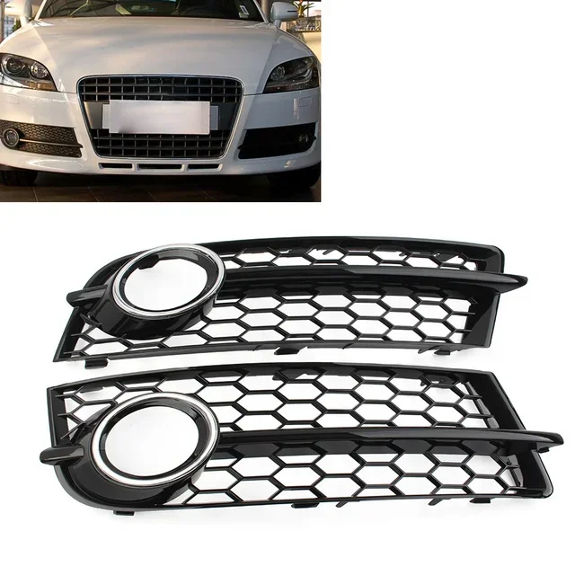 

Сотовая сетка HEX, решетка противотуманной фары для Audi TT 8J 2006-2014, автомобильный передний бампер, решетка, крышка, внешние автомобильные аксессуары, инструменты