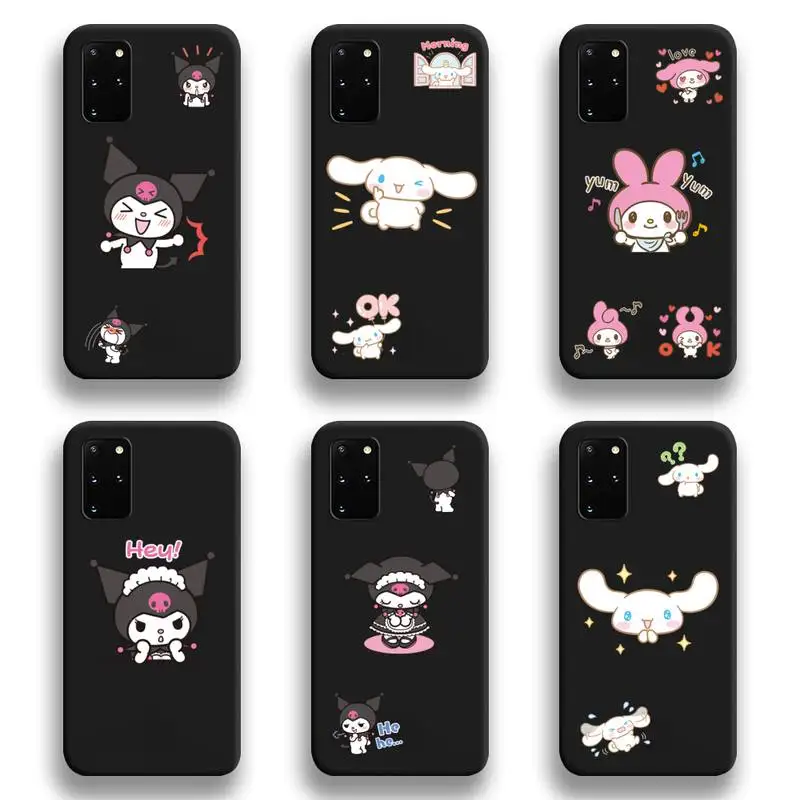 

my melody Kuromi Cinnamoroll Phone Case For Samsung Galaxy S21 Plus Ultra S20 FE M11 S8 S9 plus S10 5G lite 2020
