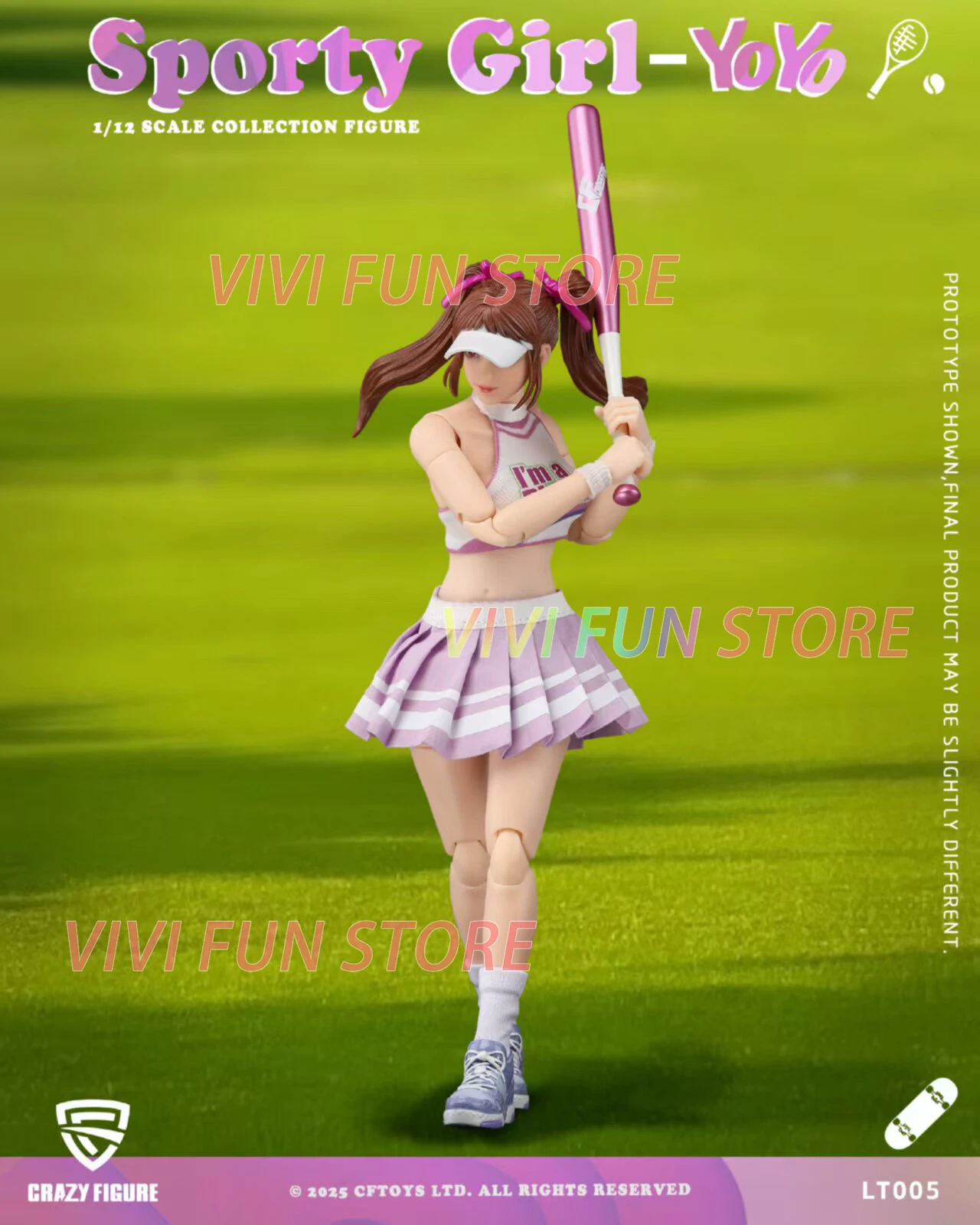 Фото В наличии: Фигурка CFTOYS LT005-S Sporty Girl CoCo YoYo, коллекционная, масштаб 1/12, подвижная модель, красивая девушка №5