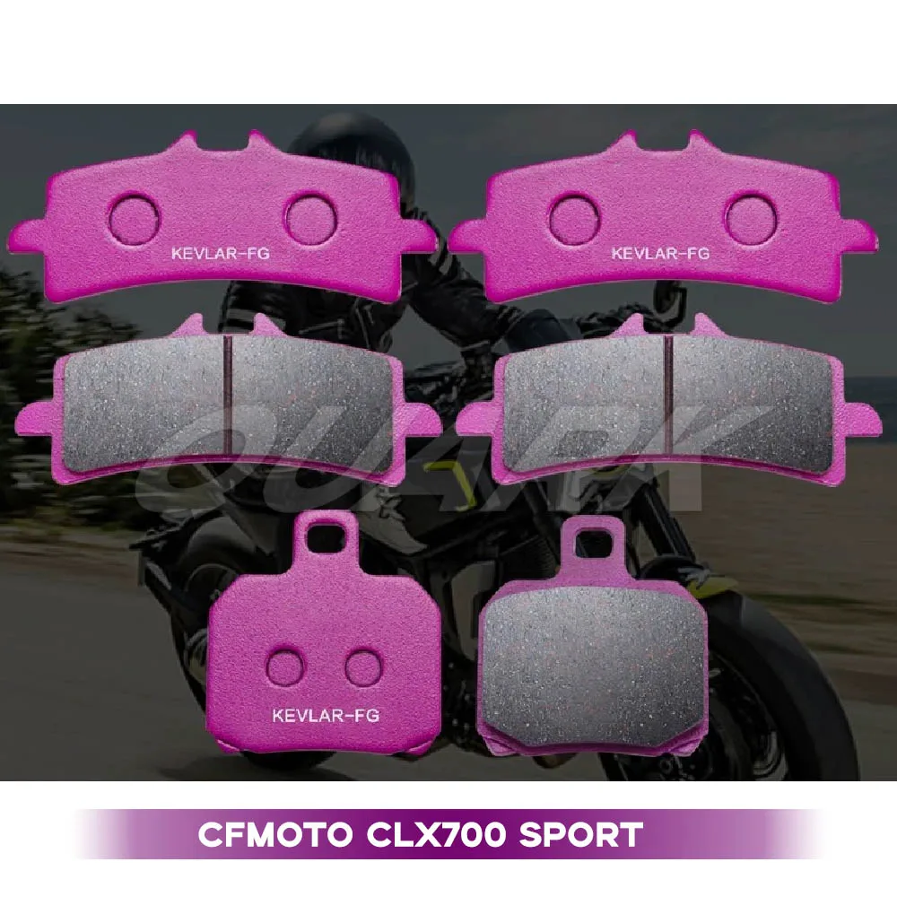 

Тормозные колодки для CFMOTO CLX700 700CLX CLX Heritage sport, кожаные аксессуары, дисковый тормоз, керамический тормозной диск