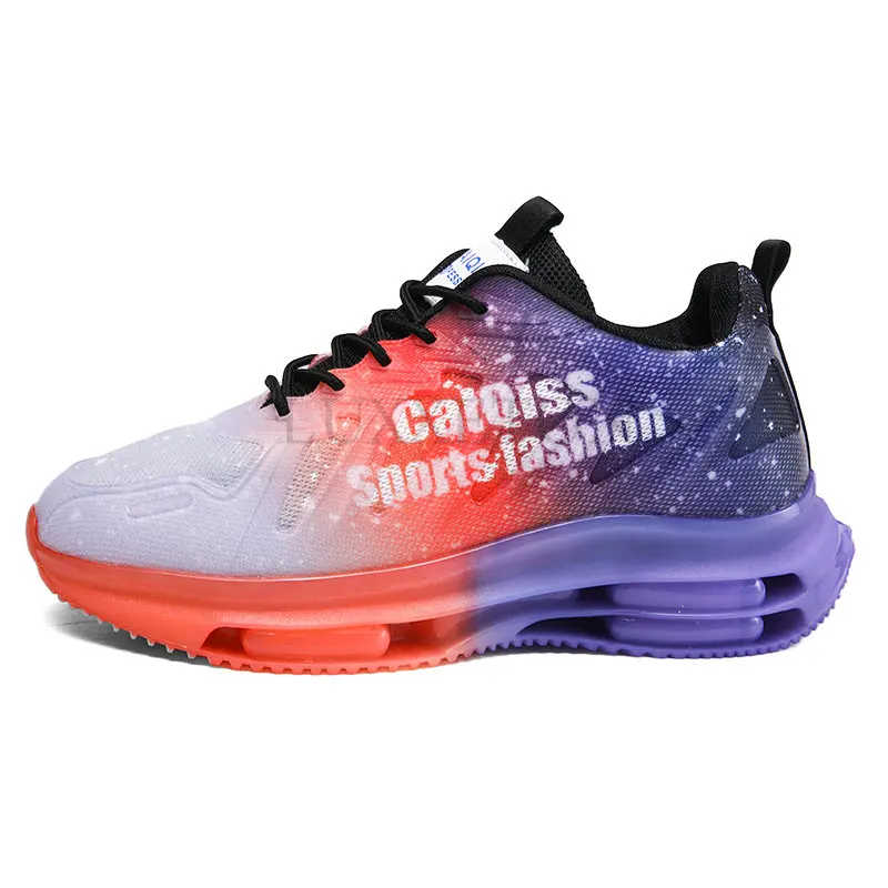 

Мужские кроссовки, беговые ботинки, модная спортивная обувь для бега на открытом воздухе, сетчатая дышащая амортизирующая черная искусстве...