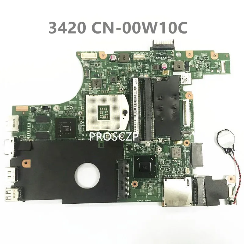 CN-00W10C 00W10C 0W10C For Dell Vostro V3420 3420 V2420 2420 Laptop Motherboard SLJ8F HM75 N13M-GS-A2 GT620 GPU DDR3 100% Tested