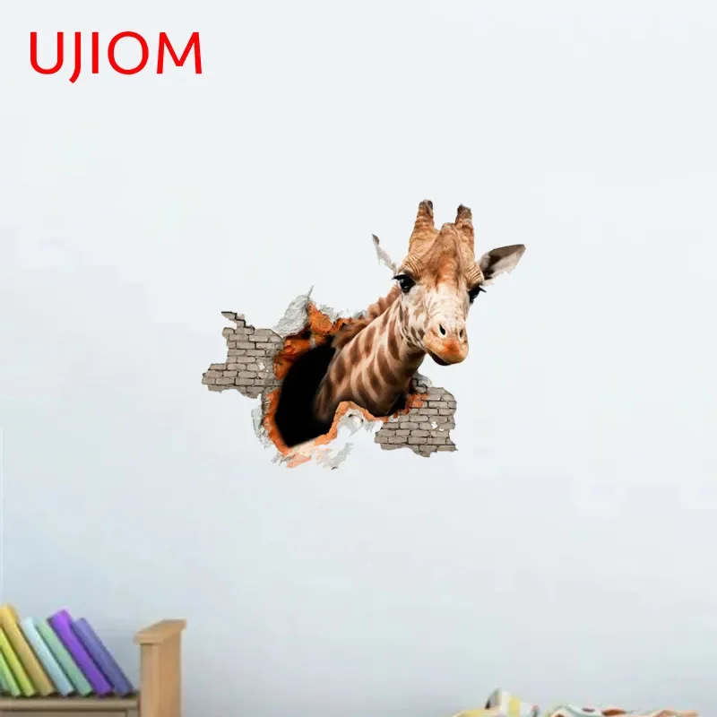 Наклейки на стену в виде жирафа 13X11 3 СМ