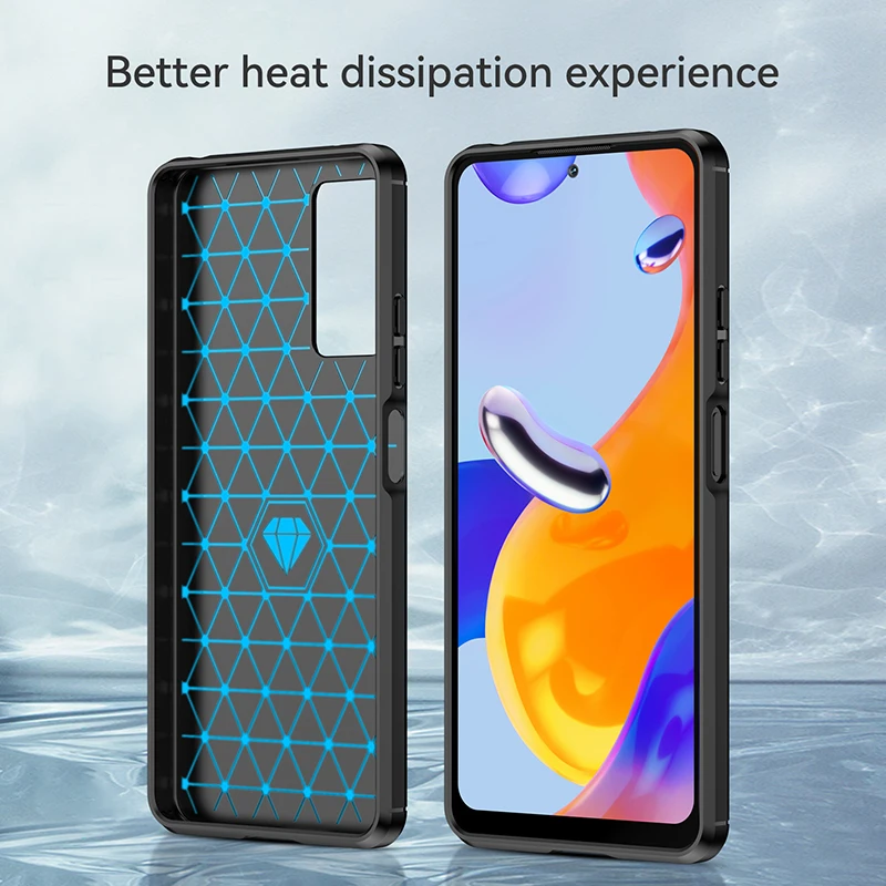 For Global Version Xiaomi Redmi Note 11 Pro Case Redmi Note 11 Pro Cover Shockproof Soft Silicone Bumper For Redmi Note 11 Pro