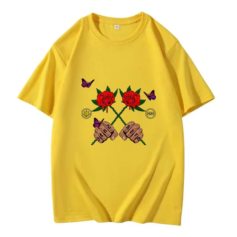 Eladio Carrion Повседневные Хлопковые Футболки Для Женщин И Мужчин С Аниме Принтом