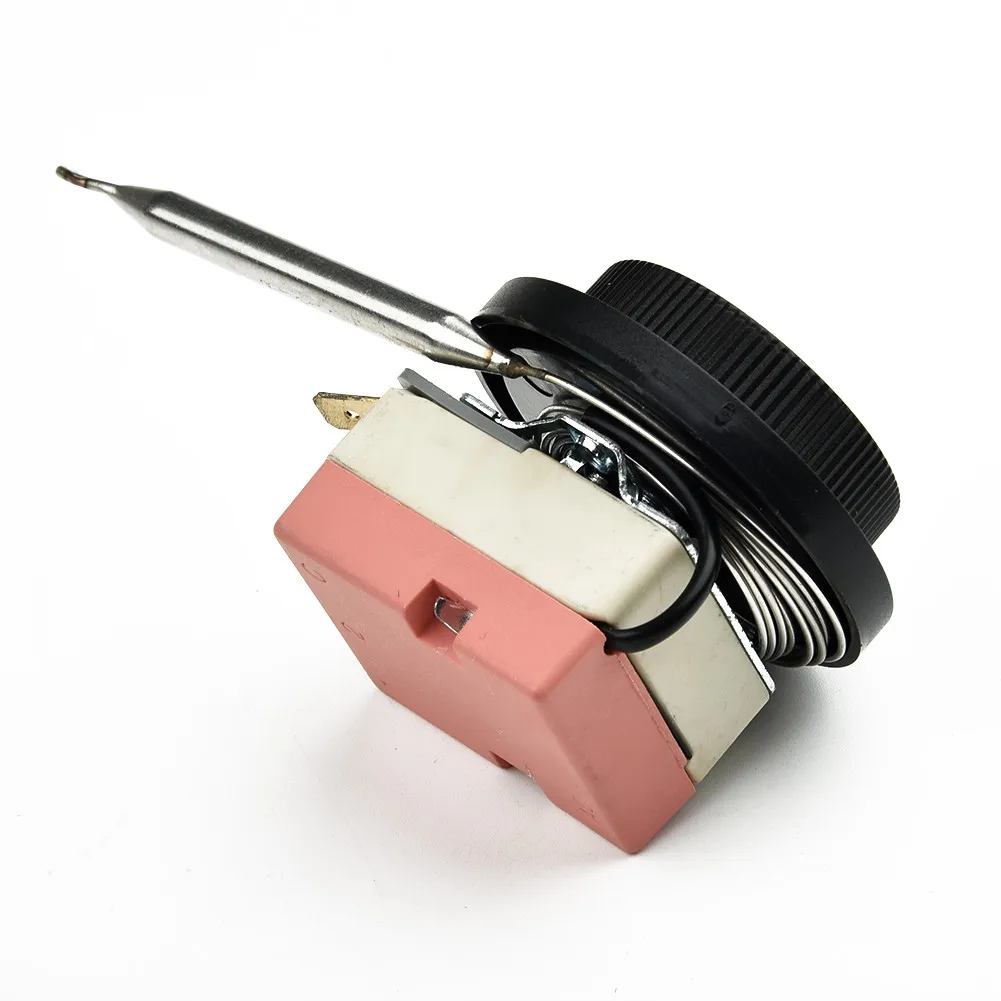 

Adjustable Electric Fan Thermostat Switch Radiator Temperature Control Probe 0℃～120℃ For 12V Any After-market Cooling Fan
