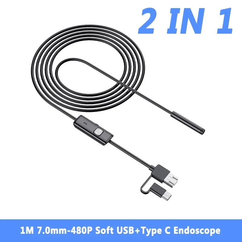 

Эндоскопическая камера kebidumei 5.5 мм/7 мм USB C