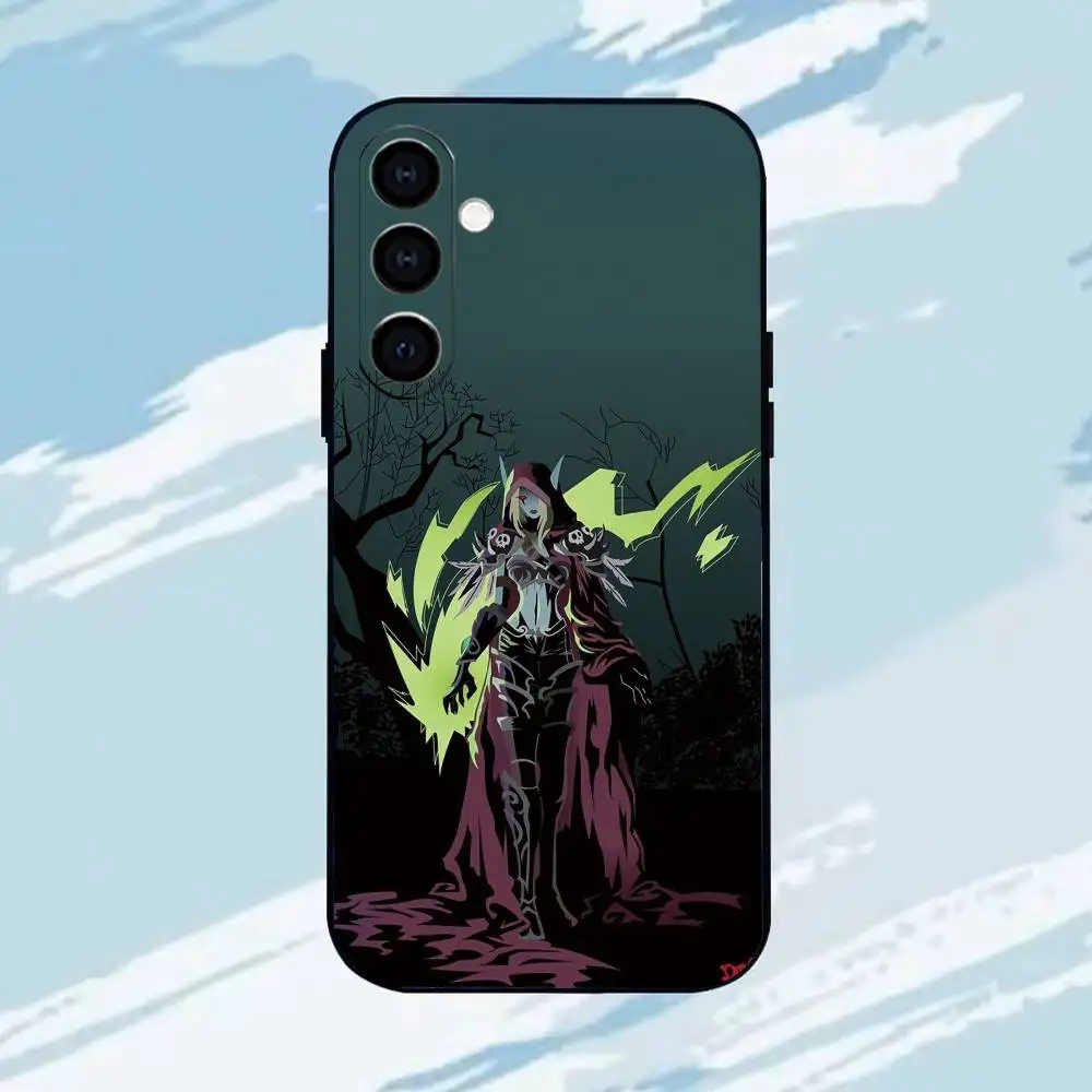 Чехол для игрового телефона S-Sylvanas W-Windrunner, черный, силиконовый, мягкий, для Samsung Galaxy A73, A72, A71, A70, A53, (art.: 3920dc1b620cb) - 3920dc1b620cb
