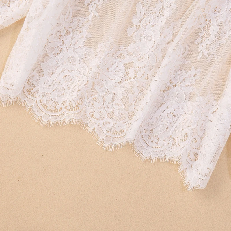 

Lace Detachable Half Shirt BlouseBottoming Shirt Cover Neck Ruff Neck Collar Fake Collar Mini Cape Doll Collar Choker