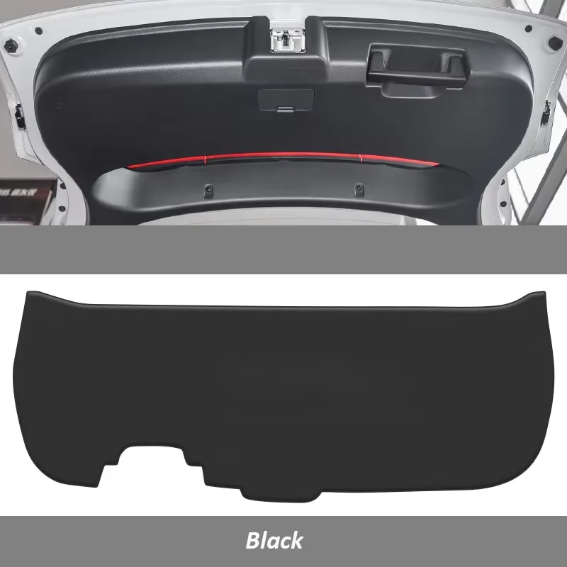 

Для Mitsubishi Eclipse Cross 2018-2024 задний багажник автомобиля, задняя дверь, противоударный защитный коврик, декоративная накладка из искусственной кожи, антигрязный коврик