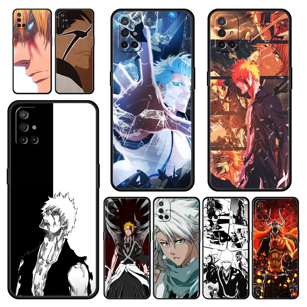 Bleach Anime Phone Case For OnePlus 10 9 Pro 9T 9R 9RT 8T 8 7 6T 7T 5G Black Shell OnePlus Nord 2 CE N200 N10 5G N100 Soft Cover