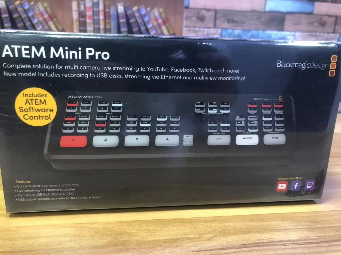 Для Blackmagic Design ATEM Mini Extreme Pro HDMI-совместимый переключатель потока в реальном времени