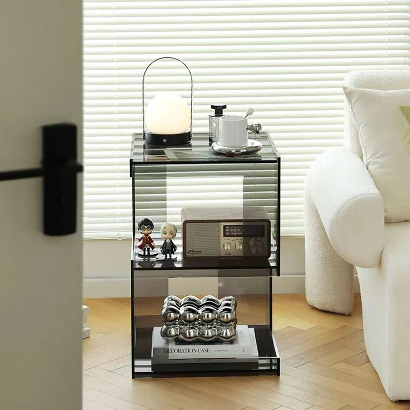 

Nordic Sofa Comfortable Living Room Storage Shelves Simple Space Saving Bedside Nightstands Mesa Auxiliar Bedroom Furniture