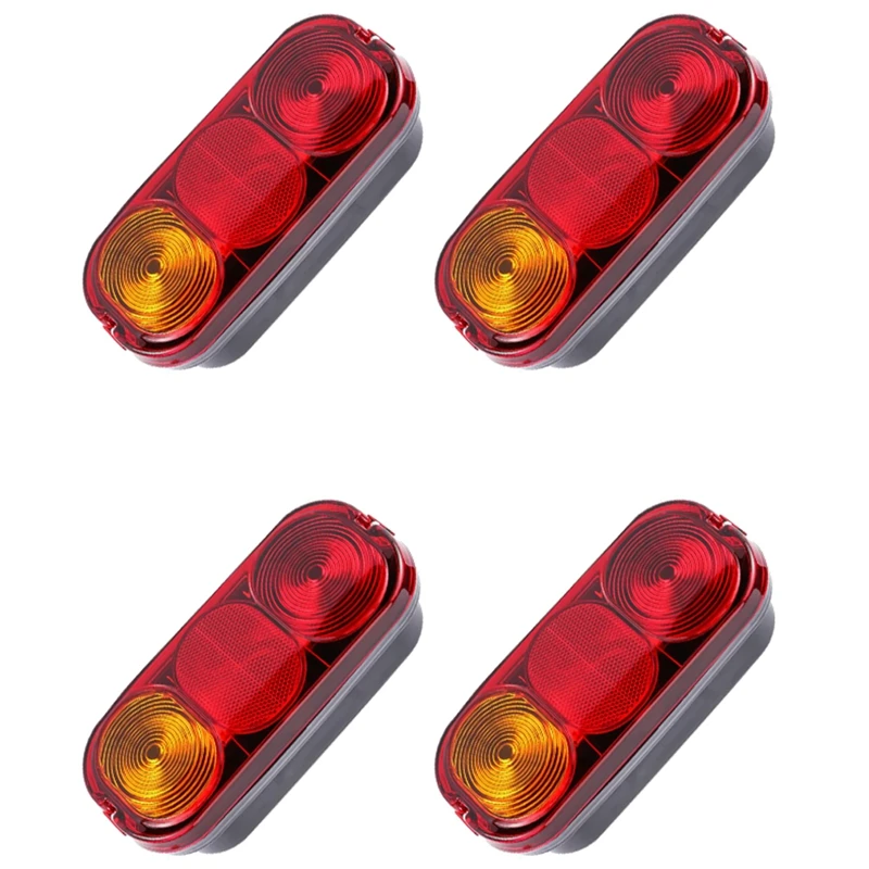 

4X Excavator Rear Turn Signal Lamp Rear Brake Tail Lamp For JCB 2CX 3CX 4CX Project 12 & 21