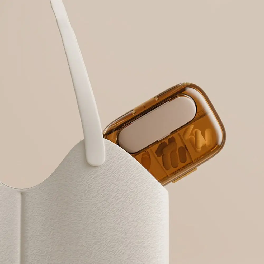 Практичная пластиковая коробка для таблеток с 4/6 сетками герметичная аптечка