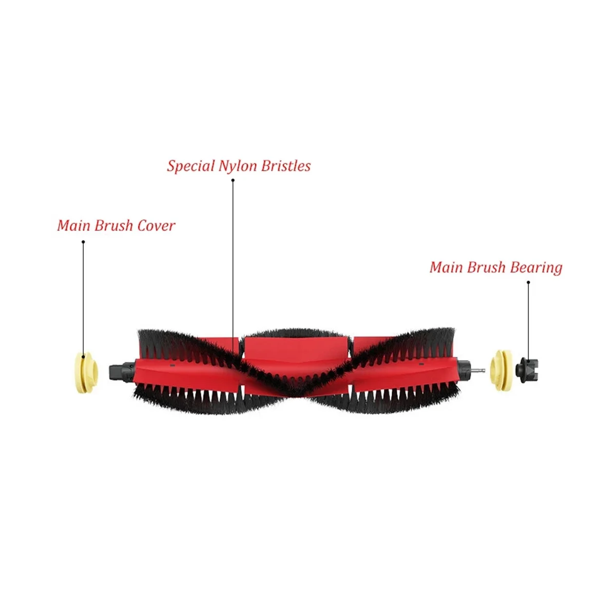 Для Robot1S SDJQR03RR S5 Max S50 S51 S55 S6 MaxV Pure аксессуары для пылесоса HEPA-фильтр основная щетка