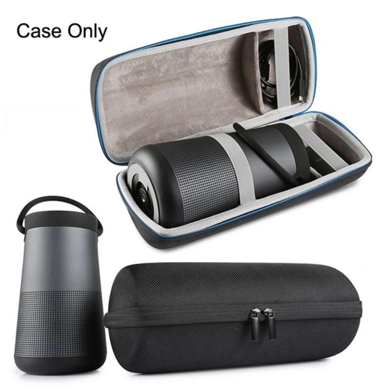 

For Bose Soundlink Revolve /Revolve Speaker Bag Case Carry Protective Speaker Box Pouch Cover Extra Space For Plug & Cable