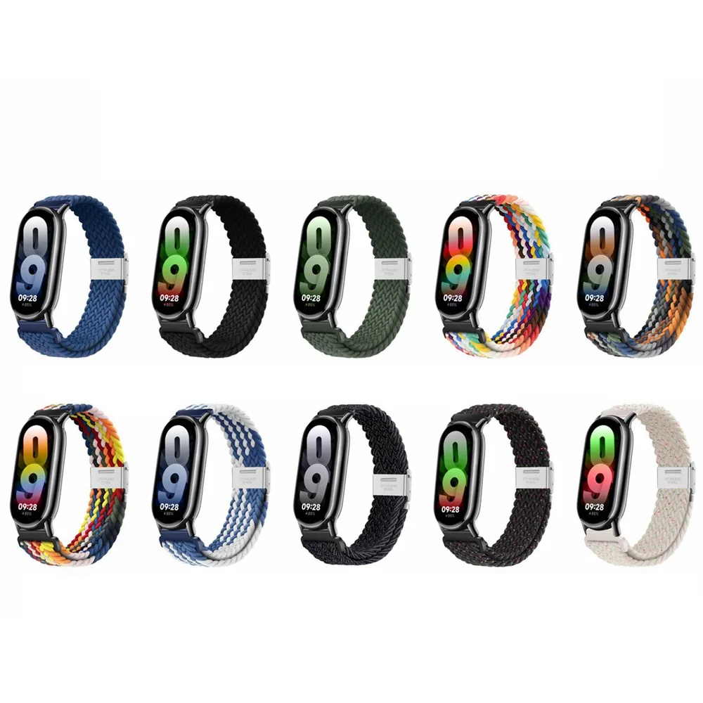 Новый нейлоновый Плетеный ремешок ультратонкий из нержавеющей стали для часов