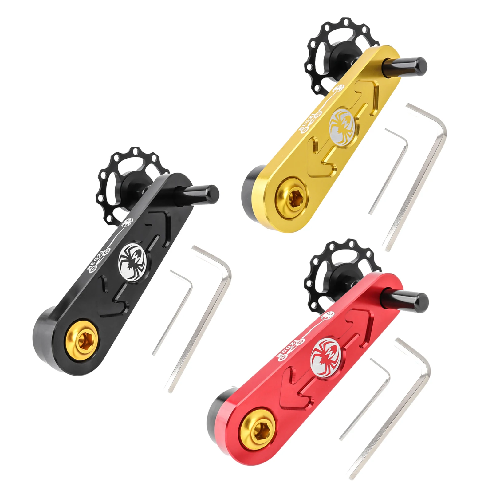 

Направляющая цепи велосипеда, Односкоростной натяжитель цепи, вспомогательное устройство против скольжения с отверстием, однодисковая зв...