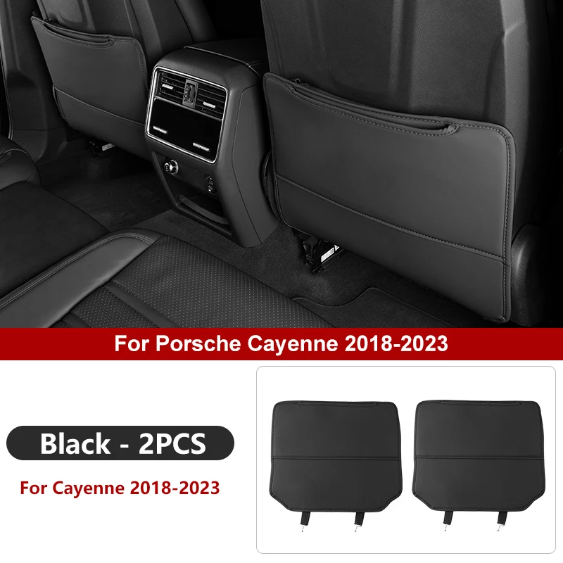 

Защитная пленка для спинки автомобильного сиденья, 2 шт., для Porsche Cayenne Panamera 2018-2023, искусственная кожа, противоударная грязная накладка с сумкой для хранения, аксессуары