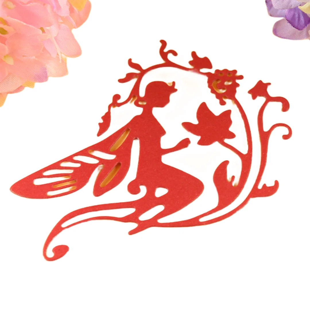 YINISE Цветочные феи режущие штампы для телефона