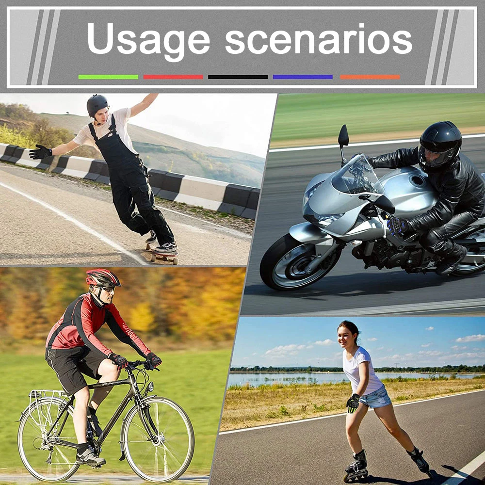 Мотоциклетные защитные перчатки Водонепроницаемые кожаные Нескользящие