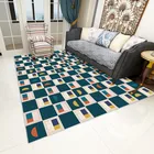 Ковры для гостиной Reese, абстрактные геометрические Цветные Блоки Makaron в скандинавском стиле, кухни, Противоскользящие коврики для спальни, гостиницы, дивана, свадьбы