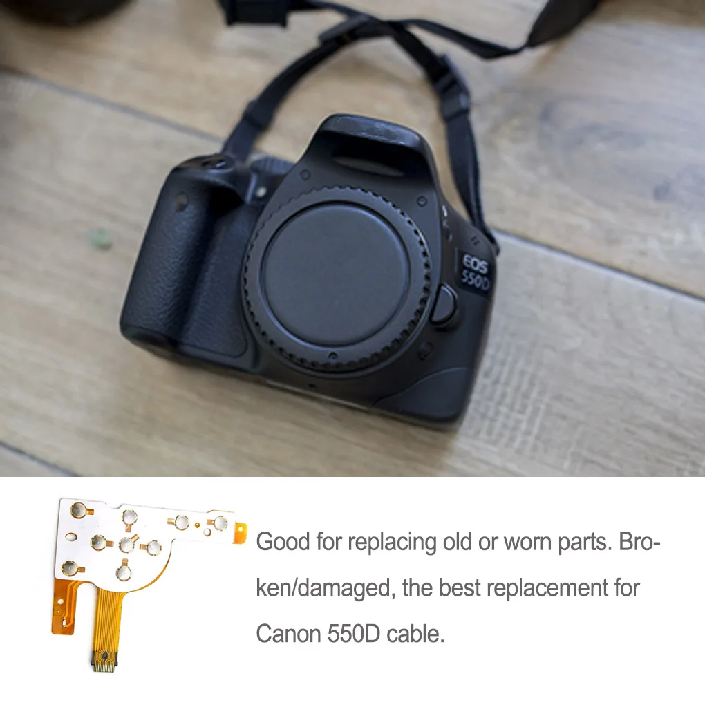 

Клавиатура Flex кабель профессиональные универсальные провода управления внутренние компоненты камера * Кнопка фотография 550D