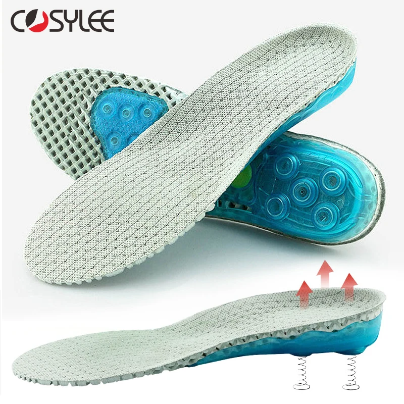 Insoles For Feet Arch Support Padded Super Shock-Absorbant Sports Insole For Shoes Pain Relieve Shoe Insoles For Men Women