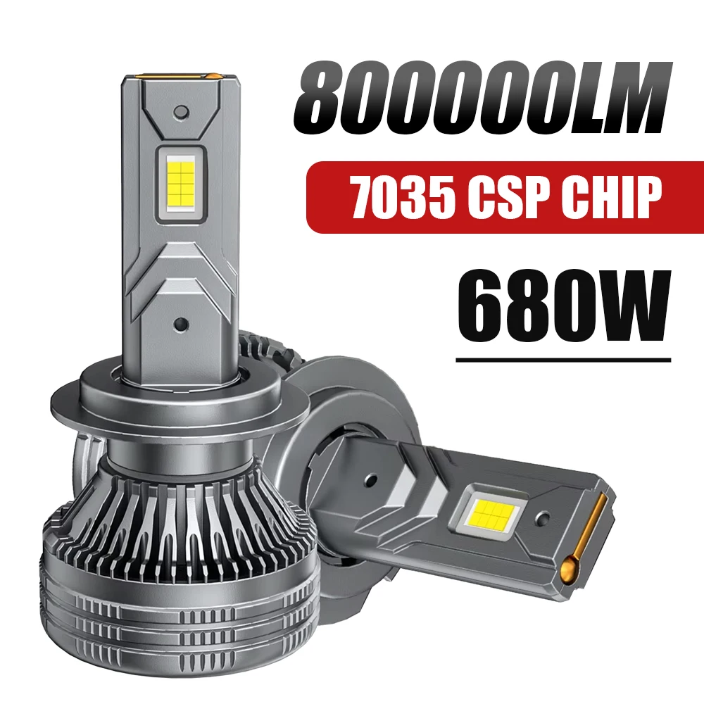 H4 H7 H11 LED 7035 CPS CANBUS Лампа 680 Вт Высокая мощность 9005 HB3 9006 HB4 H8 H9 9012 HIR2 Автомобильная