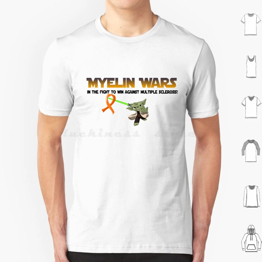 Футболка Myelin Wars 6xl хлопковая крутая футболка осведомленность о болезнях клероза