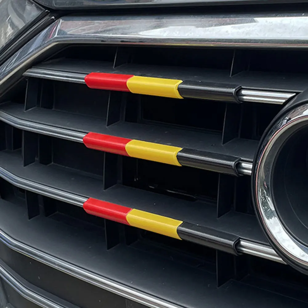 Полоски для отделки передней решетки автомобиля декоративные трехцветные