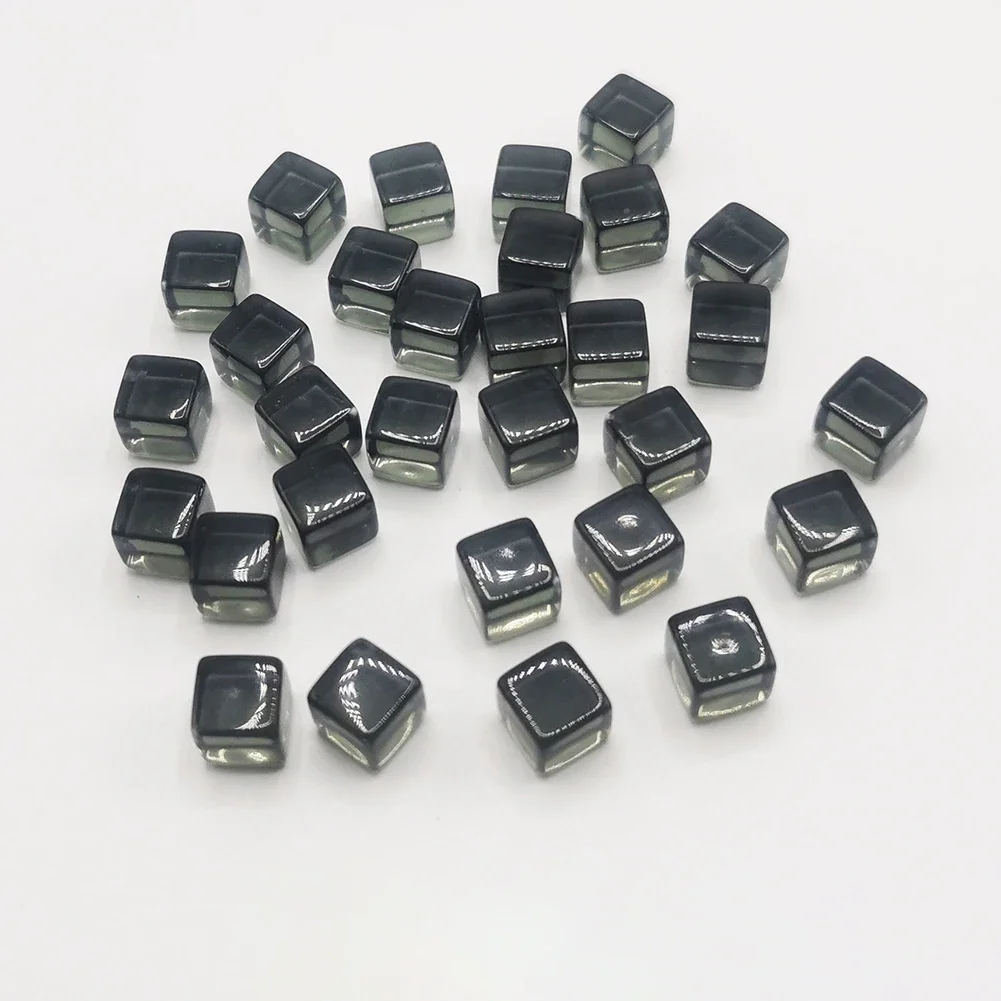 200 шт./набор прозрачные шахматные кости 8 мм