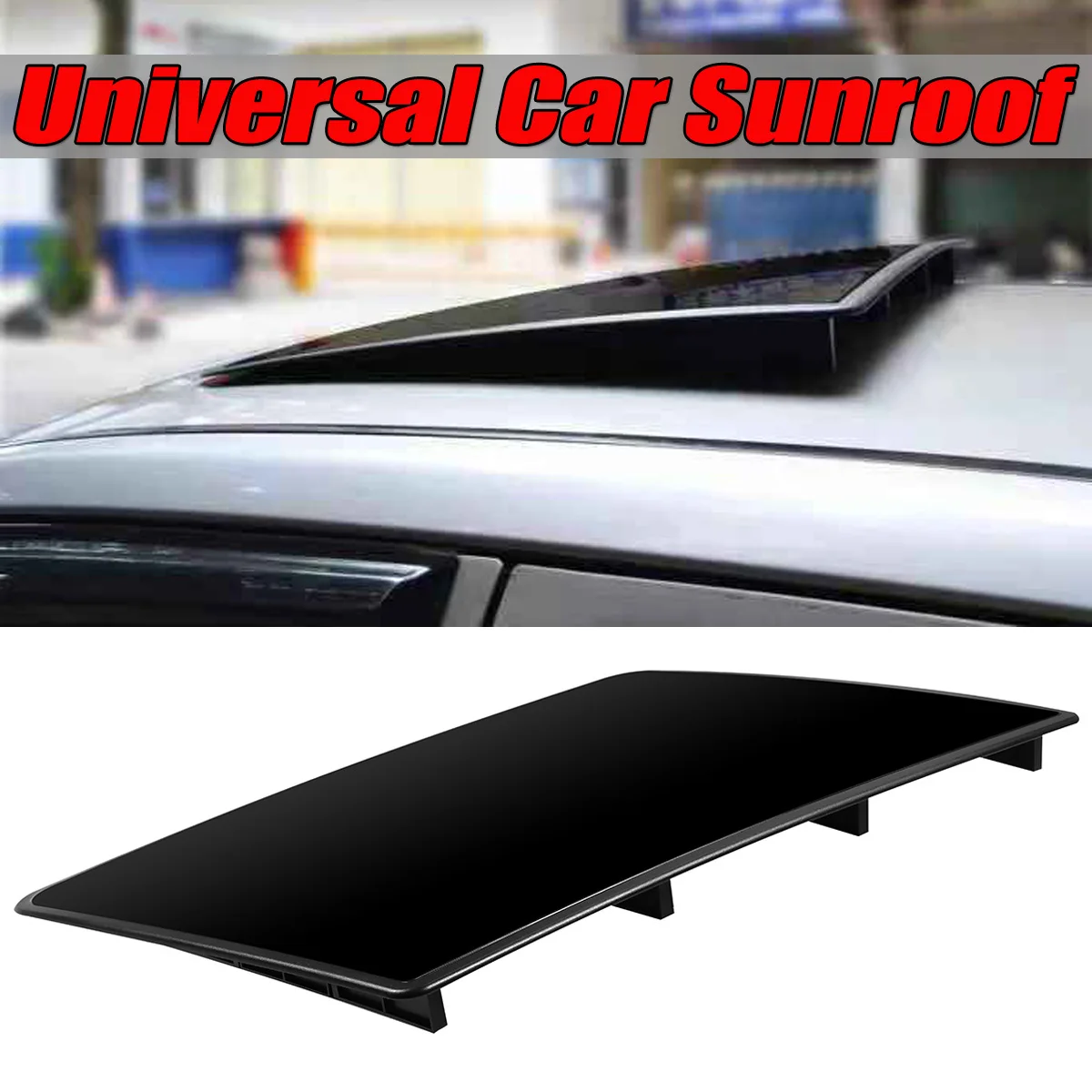 

1x Universal Car Sunroof Cover Imitation Sunroof Roof Sunroof DIY Decoration For Benz For BMW For Audi For Honda For Mazad
