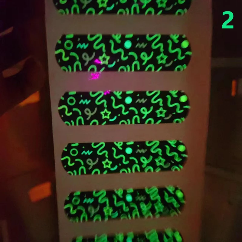 5 шт./набор светящиеся пластыри с рисунком