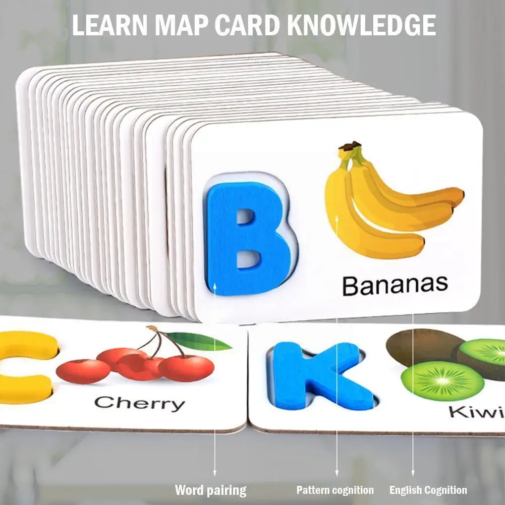 

Деревянные Буквы Алфавита Abc для раннего обучения детей, развивающие игрушки для детей, фрукты, овощи, ПУЗ, G7f5