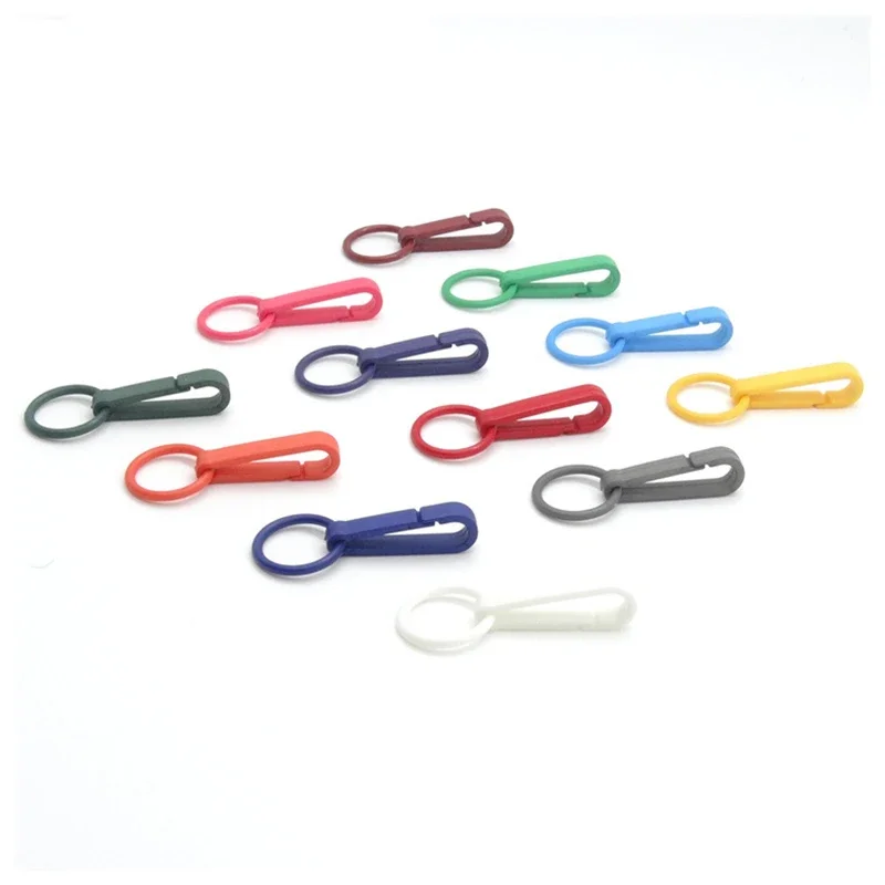 10/20 шт. цветные пластиковые застежки для ключей