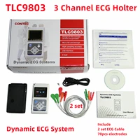 tlc9803 3 lead dynamic ecgekg system 24h recorder analyzer system pc softwarece