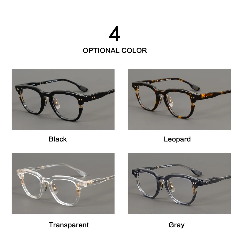 Оправа для очков мужчин и женщин аксессуар в стиле ретро из ацетата по рецепту